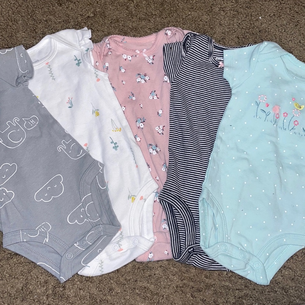3 month never worn onesies